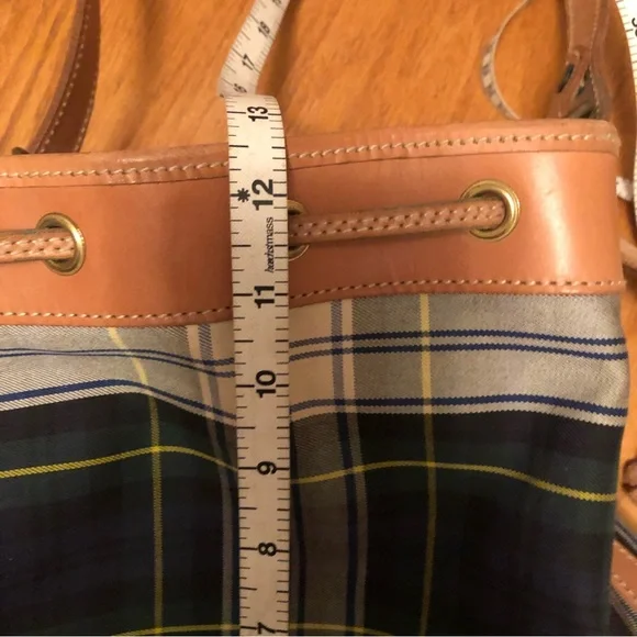 Ralph Lauren polo blackwatch plaid bucket bag - Picture 15 of 16